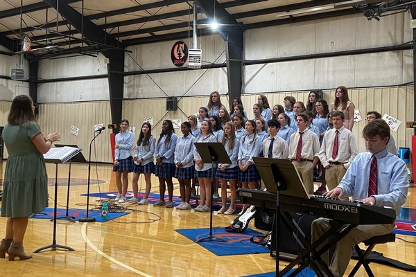 worship band performing at chapel