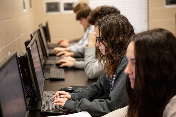 Computer Lab Students