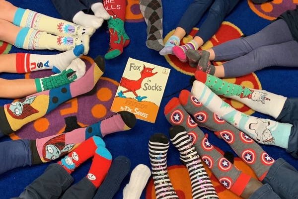 Student Dr. Seuss Socks