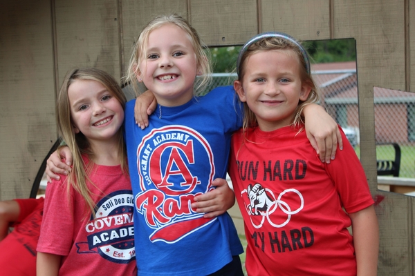 female students in spirit dress