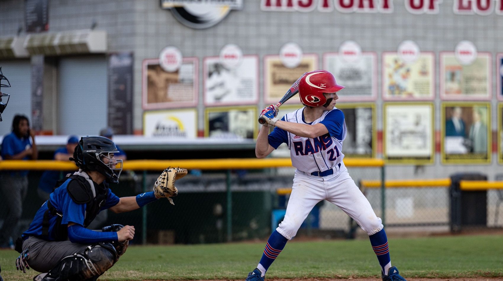 Catcher and Batter at the plate